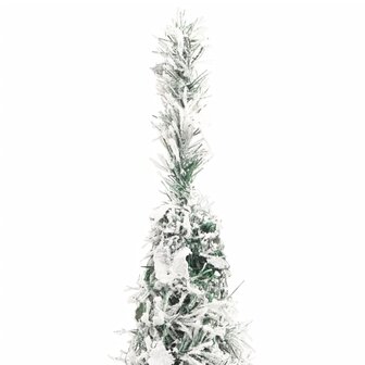 Kunstkerstboom pop-up met sneeuw 200 LED&amp;apos;s 210 cm 7