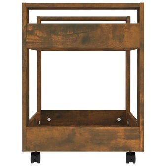 Bureaukastje 60x45x60 cm bewerkt hout gerookt eikenkleurig 6