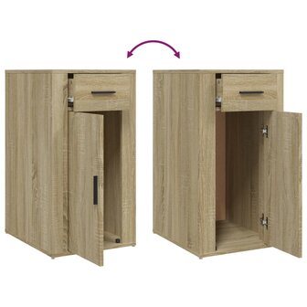 Bureaukastje 40x49x75 cm bewerkt hout sonoma eikenkleurig 9