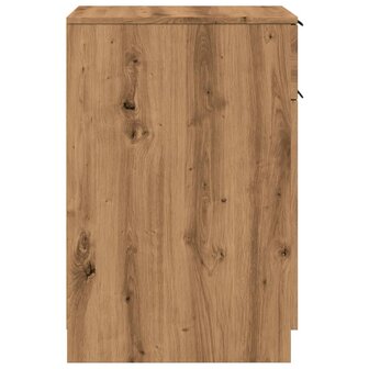 Bureaukast 33x50x75 cm bewerkt hout artisanaal eikenkleurig 6