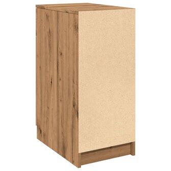 Bureaukast 33x50x75 cm bewerkt hout artisanaal eikenkleurig 7