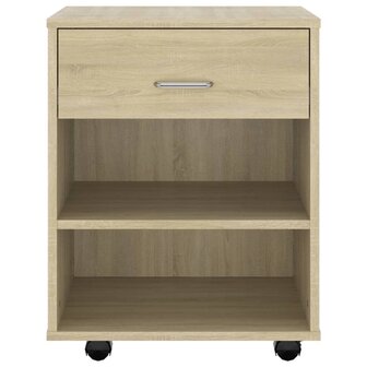 Rolkast 46x36x59 cm bewerkt hout sonoma eikenkleurig 4