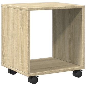 Rolkast 37x33x42,5 cm bewerkt hout sonoma eikenkleurig 2