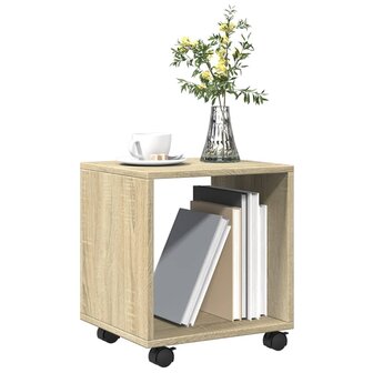 Rolkast 37x33x42,5 cm bewerkt hout sonoma eikenkleurig 4