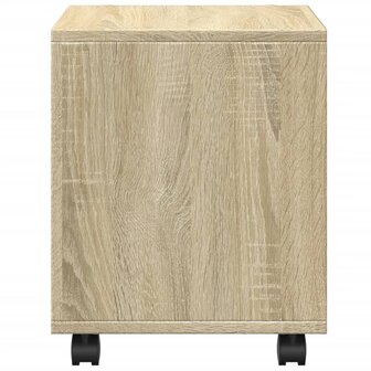 Rolkast 37x33x42,5 cm bewerkt hout sonoma eikenkleurig 6