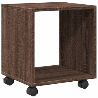 Rolkast 37x33x42,5 cm bewerkt hout bruin eikenkleurig 7