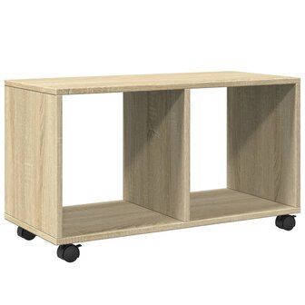 Rolkast 72x33x42,5 cm bewerkt hout sonoma eikenkleurig 2