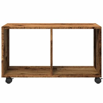 Rolkast 72x33x42,5 cm bewerkt hout oud houtkleurig 5