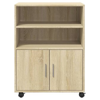 Rolkast 60x48x81 cm bewerkt hout sonoma eikenkleurig 4