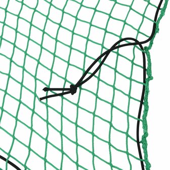 Aanhangwagennet elastisch touw 3,5x2,5 m polypropeen groen 3