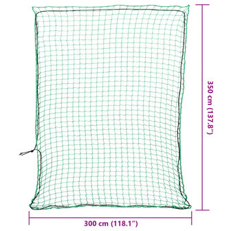 Aanhangwagennet elastisch touw 3,5x3 m polypropeen groen 6