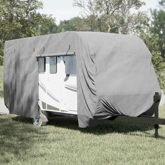 Caravanhoes 460x250x220 cm vliesvlies grijs 1