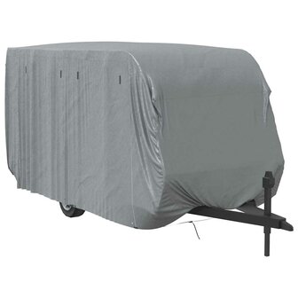 Caravanhoes 460x250x220 cm vliesvlies grijs 2