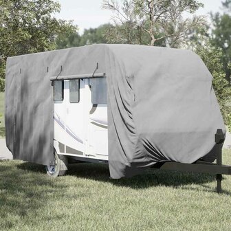 Caravanhoes 550x250x220 cm vliesvlies grijs 1