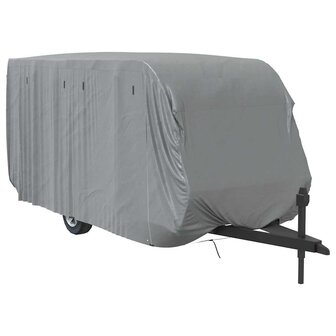 Caravanhoes 550x250x220 cm vliesvlies grijs 2