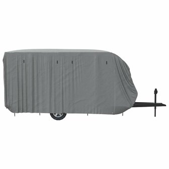 Caravanhoes 550x250x220 cm vliesvlies grijs 6