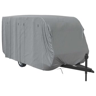 Caravanhoes 610x250x220 cm vliesvlies grijs 2