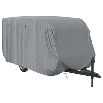 Caravanhoes 670x250x220 cm vliesvlies grijs 2