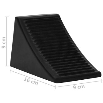 Wielblokken 4 st 16x9x9 cm rubber 9