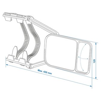 ProPlus Caravanspiegel DUO 11