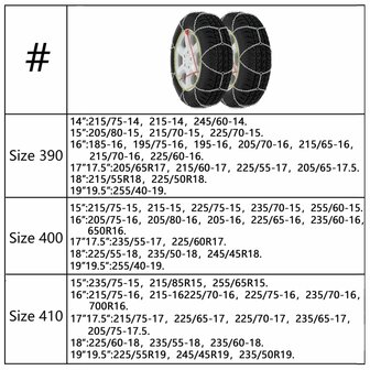 Sneeuwkettingen 2 st 9 mm KN60 7