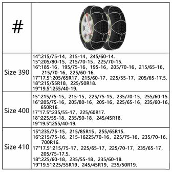 Sneeuwkettingen 2 st 9 mm KN80 7