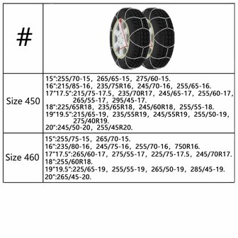 Sneeuwkettingen 2 st 9 mm KN130 8