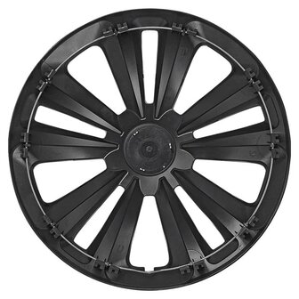 ProPlus Wieldoppen 4 st Terra 16&amp;apos;&amp;apos; zilverkleurig en zwart 5