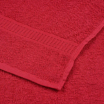 Badhanddoeken 2 st 100x150 cm 360 g/m&sup2; 100% katoen rood 6