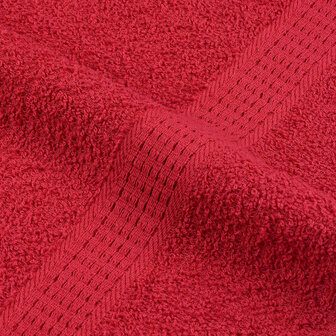 Badhanddoeken 2 st 100x150 cm 360 g/m&sup2; 100% katoen rood 7