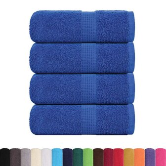 Gastendoekjes 4 st 30x50 cm 360 g/m&sup2; 100% katoen blauw 2