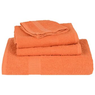 Gastendoekjes 2 st 30x50 cm 360 g/m&sup2; 100% katoen oranje 4