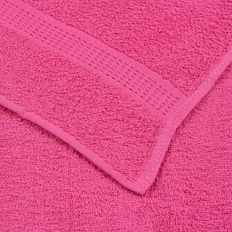 Gastendoekjes 2 st 30x50 cm 360 g/m&sup2; 100% katoen roze 6