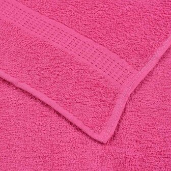 Gastendoekjes 4 st 30x50 cm 360 g/m&sup2; 100% katoen roze 6