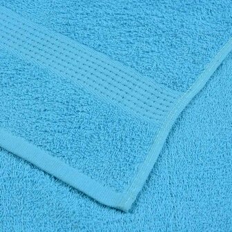 Saunahanddoeken 10 st 80x200 cm 360 g/m&sup2; 100% katoen turquoise 6