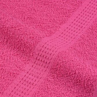 Saunahanddoeken 2 st 80x200 cm 360 g/m&sup2; 100% katoen roze 7