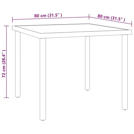 3-delige Tuinset staal 8720286502716 8