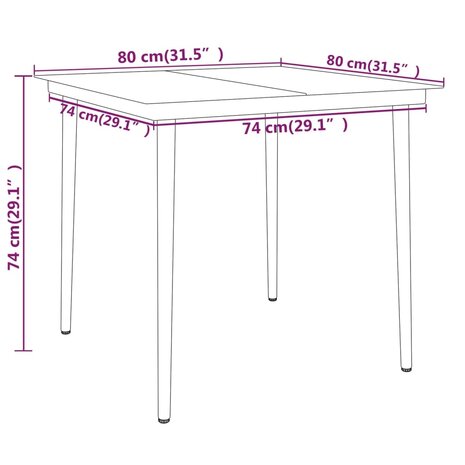 3-delige Tuinset zwart 8720286915639 8