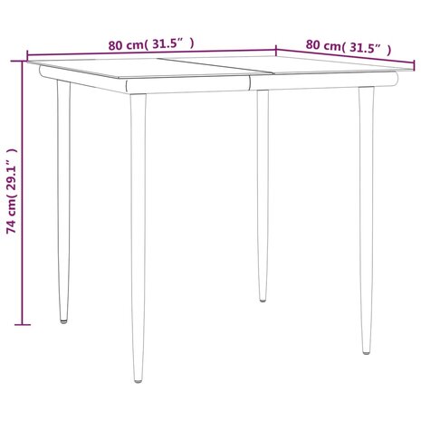 3-delige Tuinset met kussens poly rattan grijs 8721012359871 9