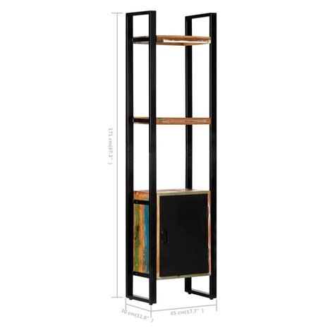 Boekenkast 45x30x171 cm massief gerecycled hout 8719883570433 10