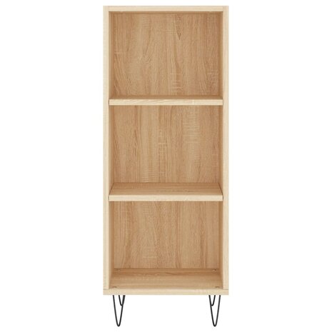 Dressoir 34,5x32,5x90 cm bewerkt hout sonoma eikenkleurig 8720845868987 4