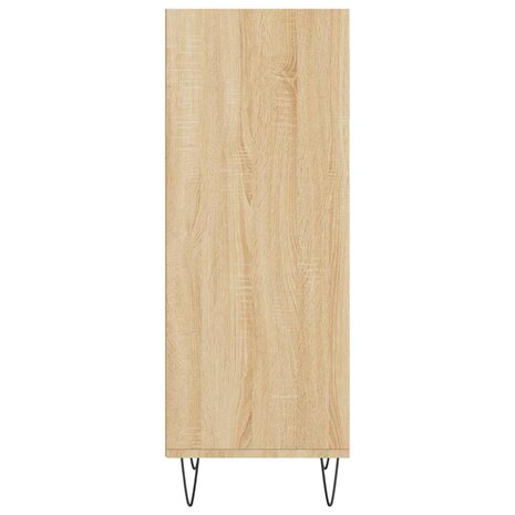 Dressoir 34,5x32,5x90 cm bewerkt hout sonoma eikenkleurig 8720845868987 5