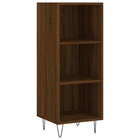 Dressoir 34,5x32,5x90 cm bewerkt hout bruin eikenkleur 8720845869021 2