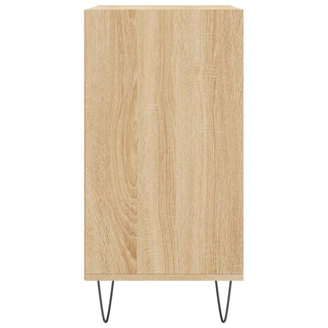 Dressoir 57x35x70 cm bewerkt hout sonoma eikenkleurig 8720845907389 5