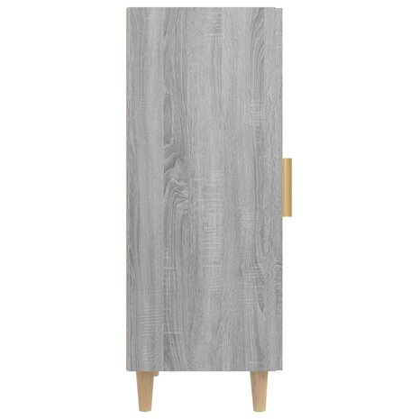 Dressoir 34,5x34x90 cm bewerkt hout grijs sonoma eikenkleurig 8720287085287 8