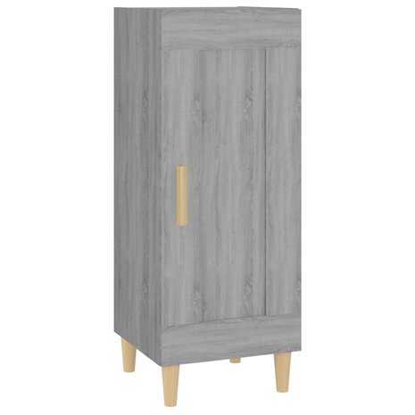 Dressoir 34,5x34x90 cm bewerkt hout grijs sonoma eikenkleurig 8720287085584 2