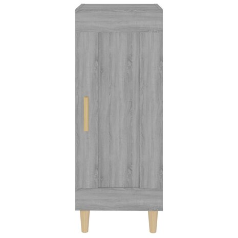 Dressoir 34,5x34x90 cm bewerkt hout grijs sonoma eikenkleurig 8720287085584 5