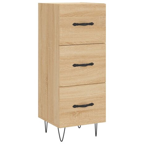 Dressoir 34,5x34x90 cm bewerkt hout sonoma eiken 8720845867706 2