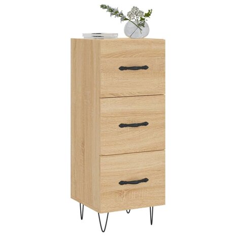 Dressoir 34,5x34x90 cm bewerkt hout sonoma eiken 8720845867706 3