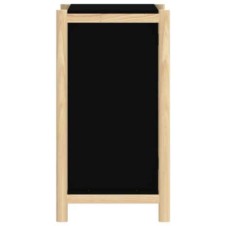 Dressoir 62x38x70 cm bewerkt hout zwart 8720287102939 6